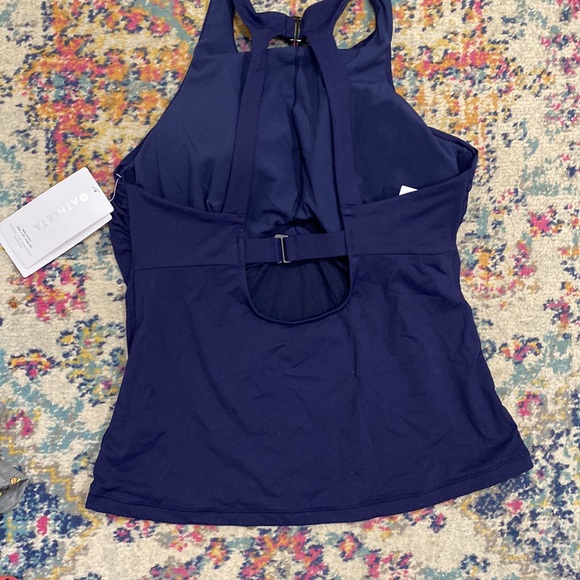 NWT Athleta Maldives high neck tankini top swim top #405829 - Picture 9 of 9